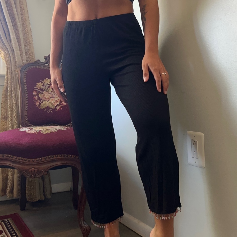 90s Bead Trim Pants